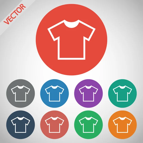 T-shirt ikon — Stock vektor
