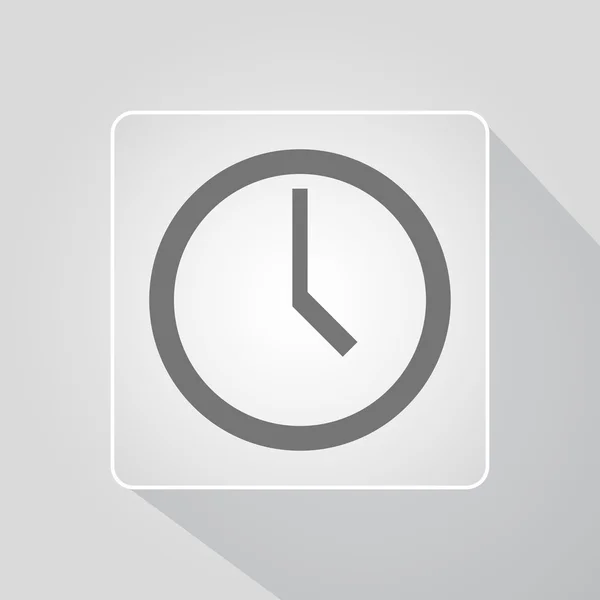 Icono del reloj — Vector de stock