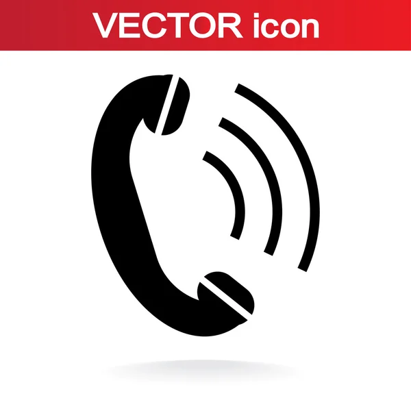 Phone, flat icon — Stock Vector