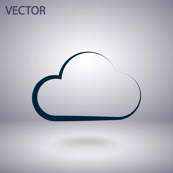 Icono de nube — Vector de stock