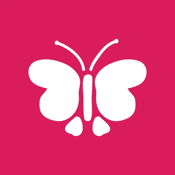 Икона бабочки — стоковый вектор