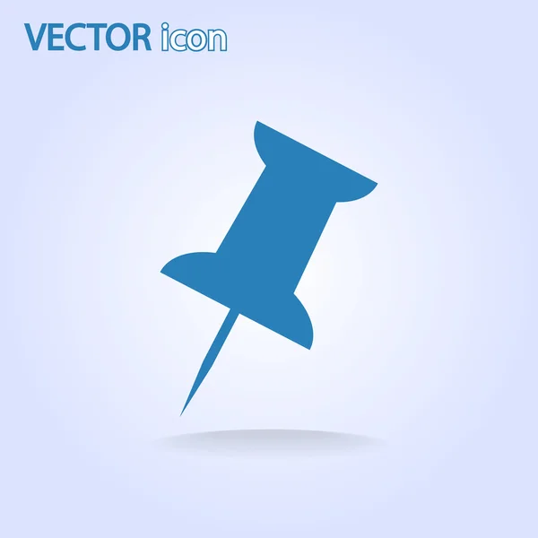 Tryck stift ikon — Stock vektor