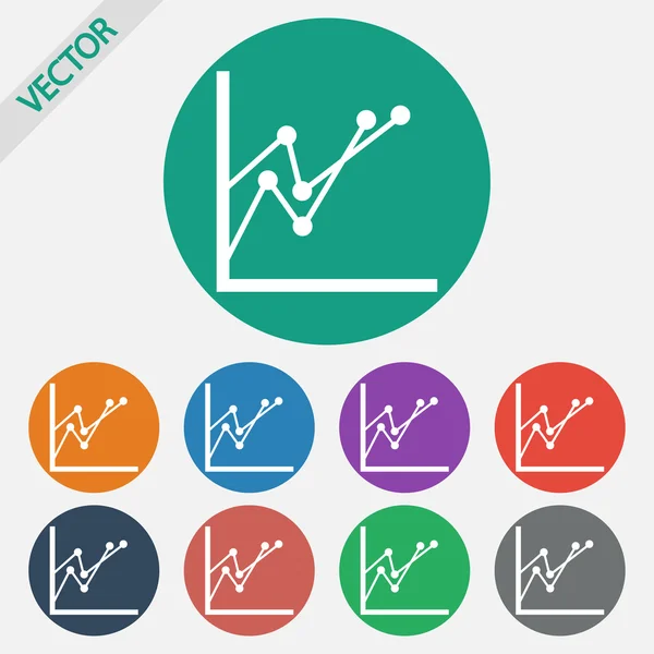 Infografik, Diagrammsymbol — Stockvektor