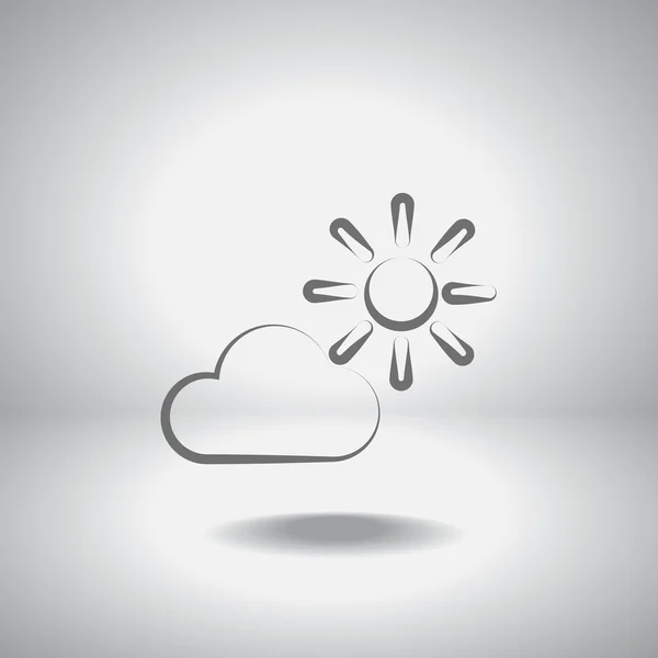 Cloud pictogram — Stockvector