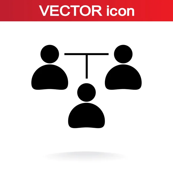 Kommunikation koncept. anslutningsikonen — Stock vektor
