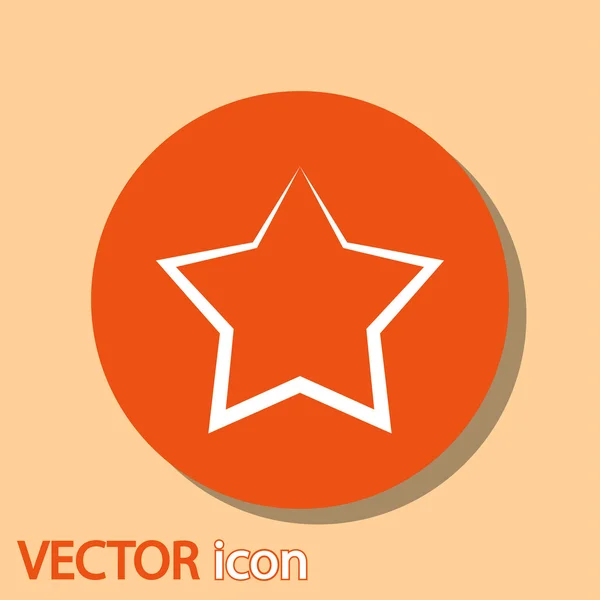 Star Ikone — Stockvektor