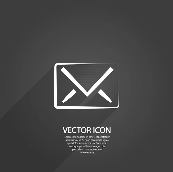 Envelope ícone de correio — Vetor de Stock