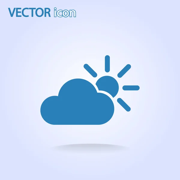 Clima icono web — Vector de stock