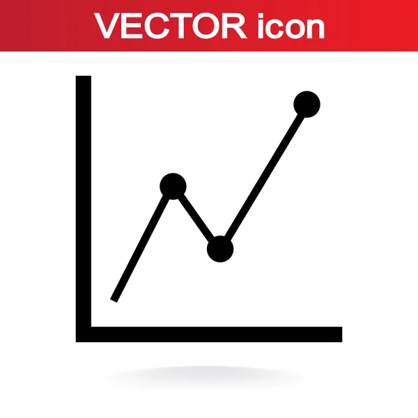 Infographic, grafiek pictogram — Stockvector