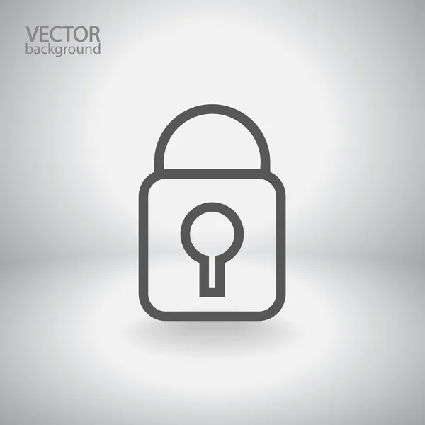 Icono de bloqueo — Vector de stock