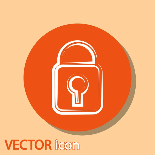 Ikoon vergrendelen — Stockvector