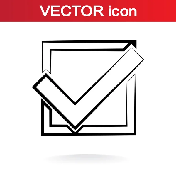 Confirmar iconos — Vector de stock