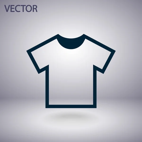 Ícone de camiseta — Vetor de Stock