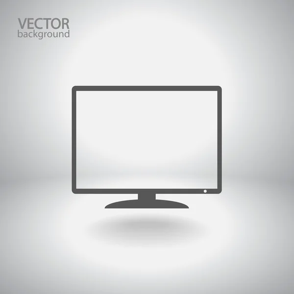 Ícone monitor — Vetor de Stock