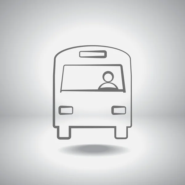Otobüs simgesi — Stok Vektör
