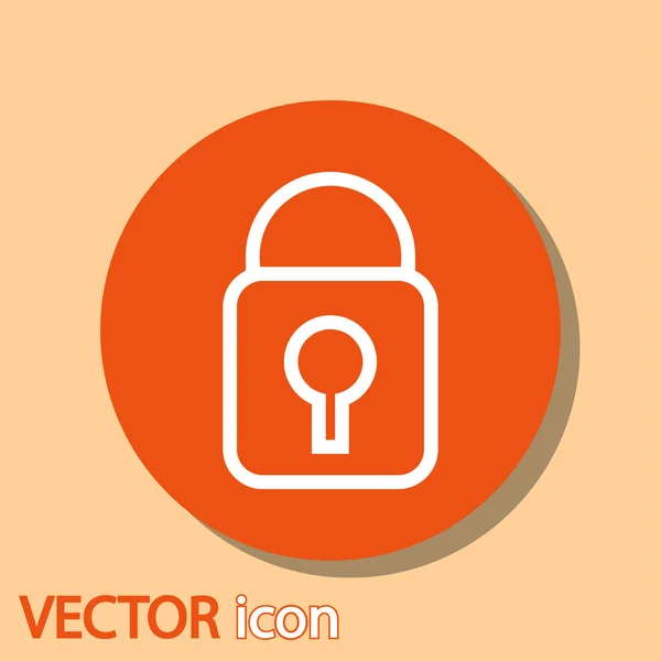 Lock icon — Stock Vector