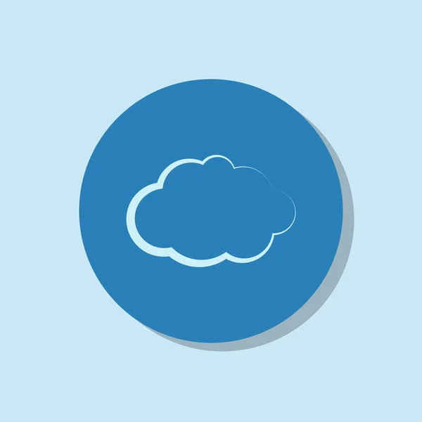 Icono de nube — Vector de stock