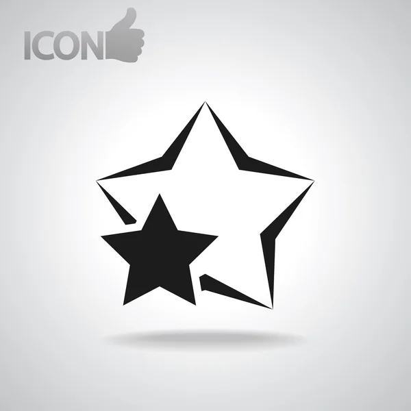 Icono estrellas — Vector de stock