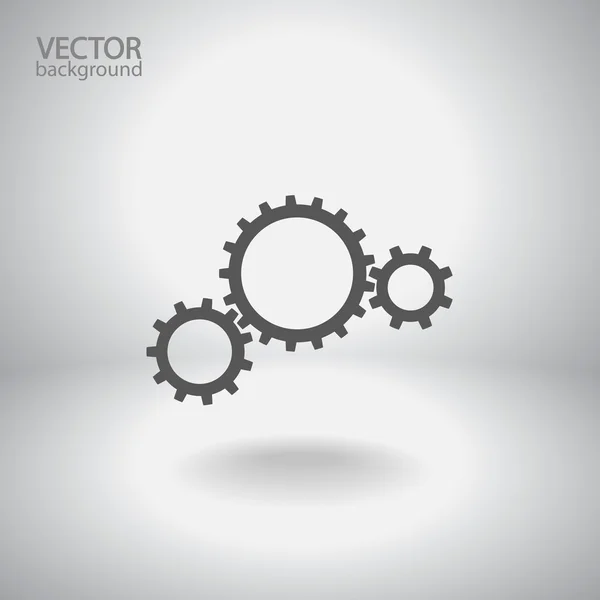 Versnellingen Ikoon — Stockvector