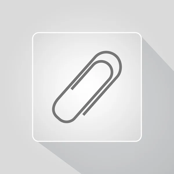 Paper clip icon — Stock Vector