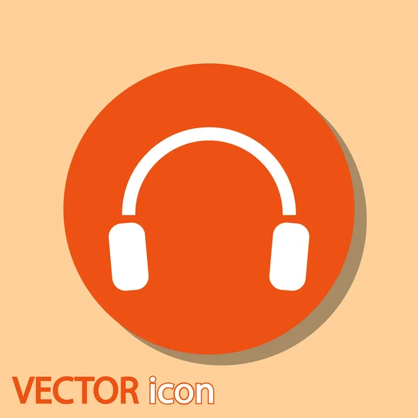 Icono de auriculares — Vector de stock