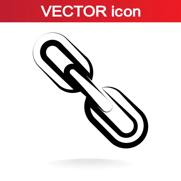 Chain link icon — Stock Vector