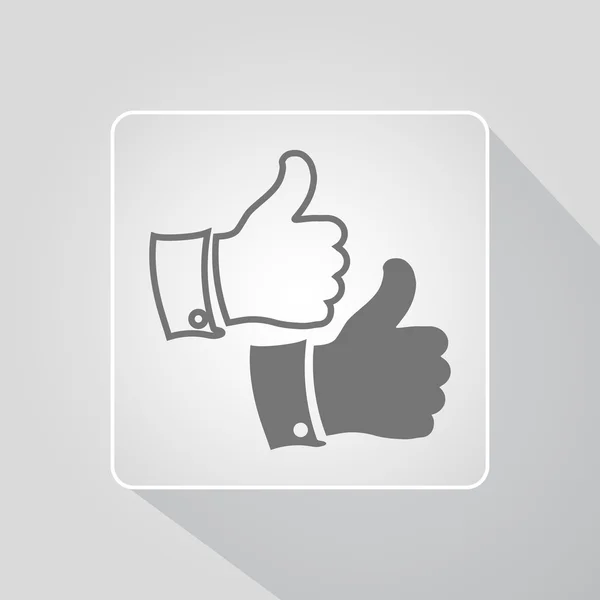 Thumb up icons — Stock Vector