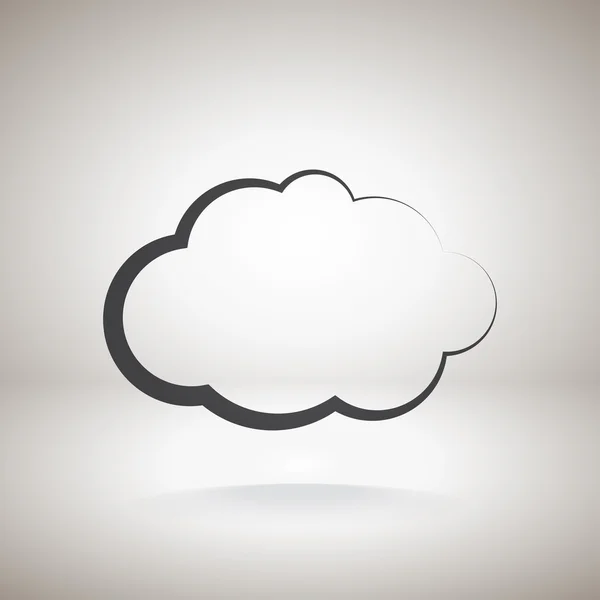 Cloud pictogram — Stockvector