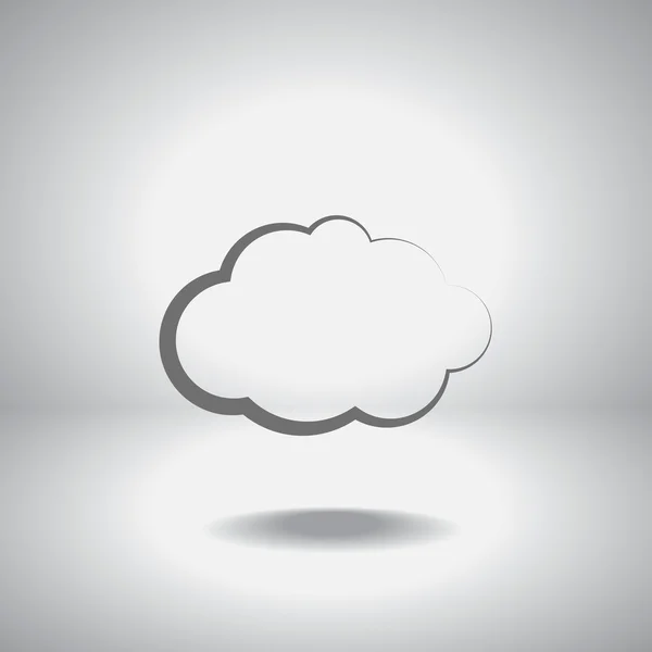 Bulut simgesi — Stok Vektör