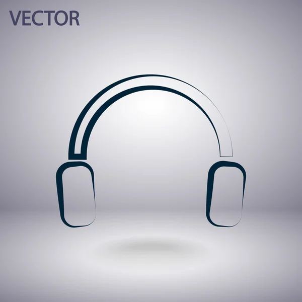 Kopfhörer-Symbol — Stockvektor