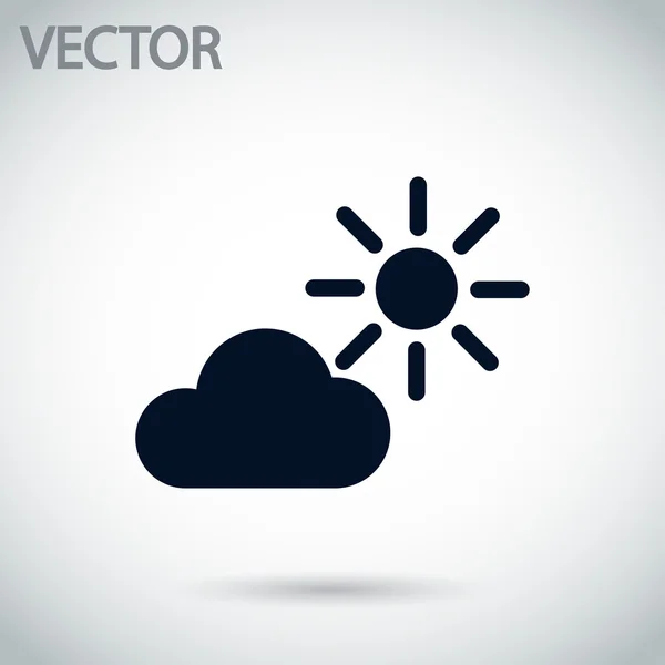 Clima icono web — Archivo Imágenes Vectoriales