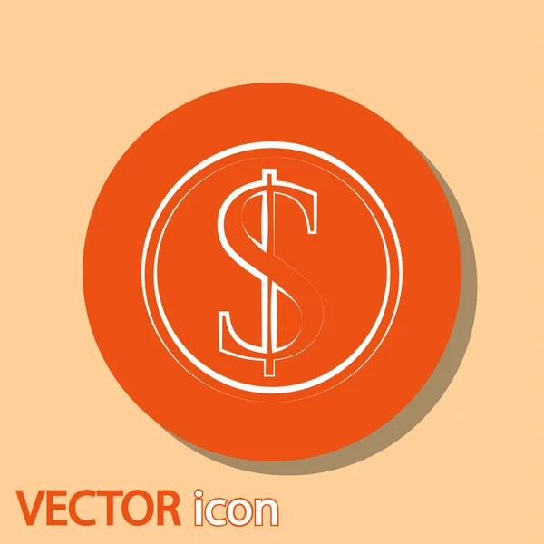 Geld Ikoon — Stockvector