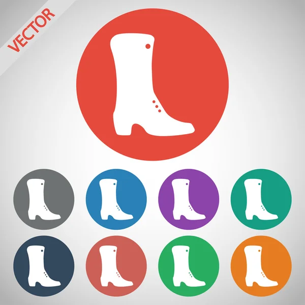 Women's shoes icon — Stock Vector