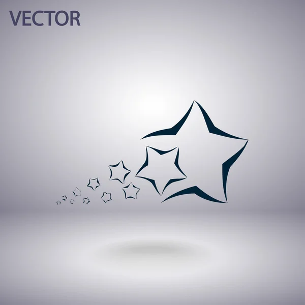 Ícone da estrela — Vetor de Stock