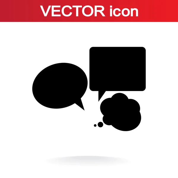 Bule de vorbire pictogramă — Vector de stoc