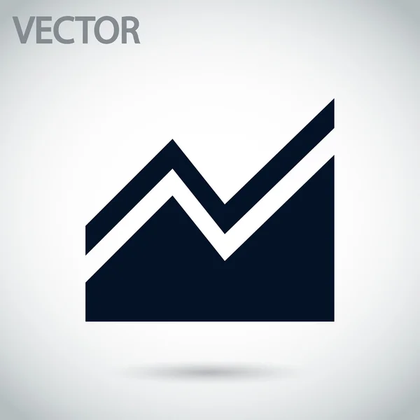 Infografía, icono del gráfico — Vector de stock