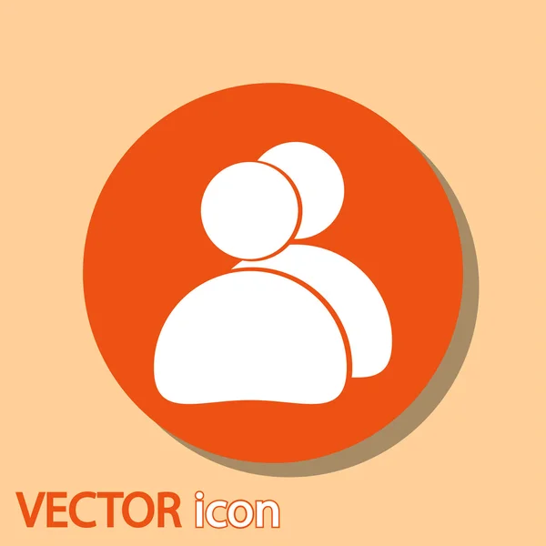 Icono de gente — Vector de stock