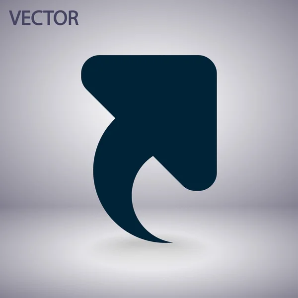 Icono flecha arriba — Vector de stock