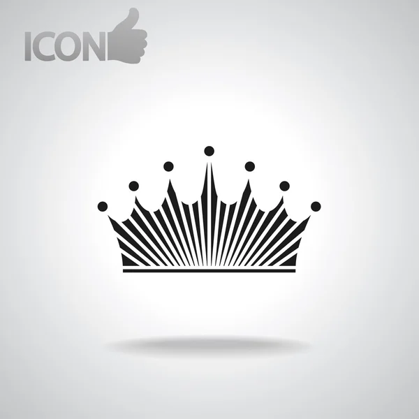 Icono de corona — Archivo Imágenes Vectoriales