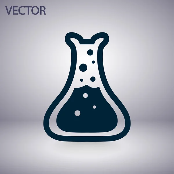 Icône de chimie. — Image vectorielle