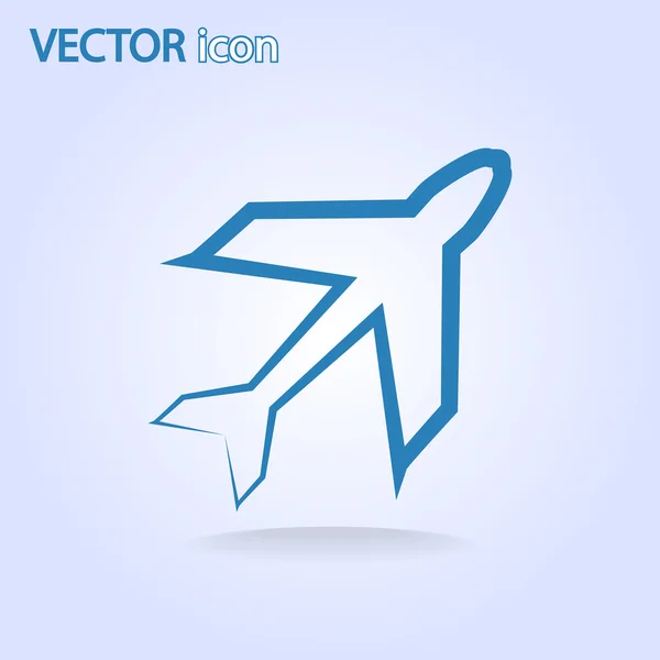 Icono de símbolos de avión — Archivo Imágenes Vectoriales