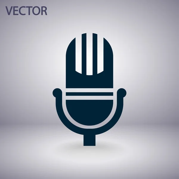 Ícone do microfone — Vetor de Stock