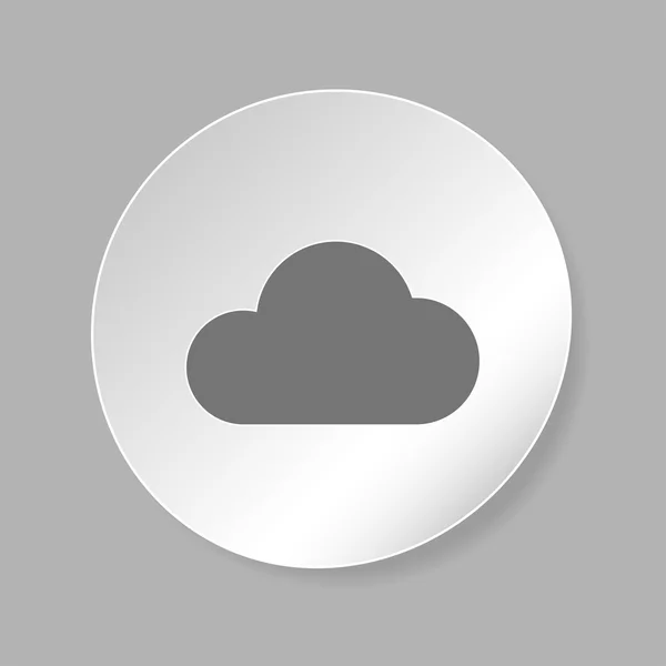 Icono de nube — Vector de stock