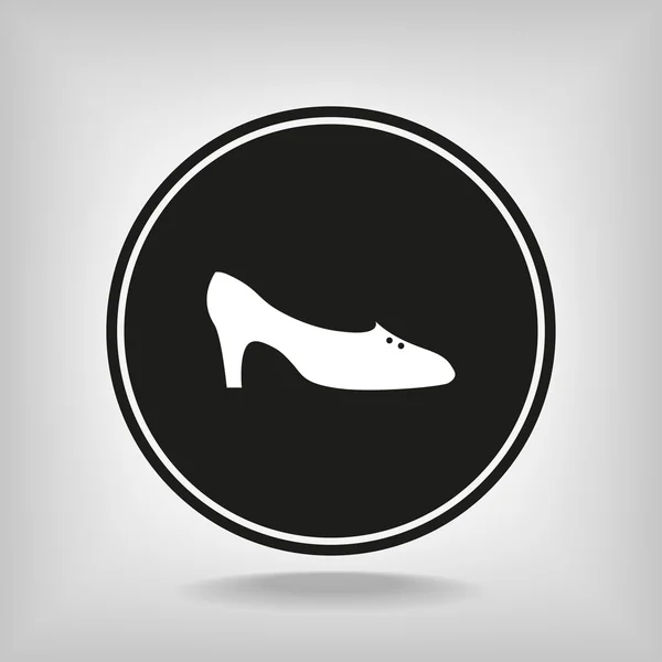 Women's shoes icon — Stock Vector