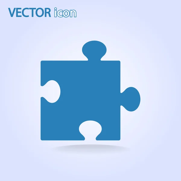 Puzzles pièce icône — Image vectorielle