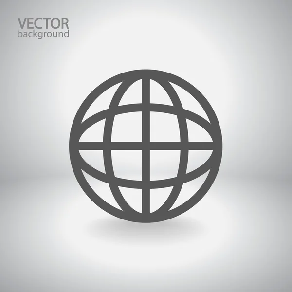 Icône Globe — Image vectorielle