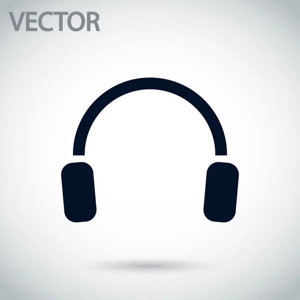 Навушники значок — стоковий вектор