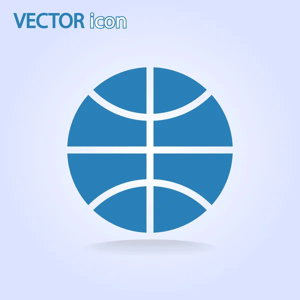 Icône de basket-ball — Image vectorielle