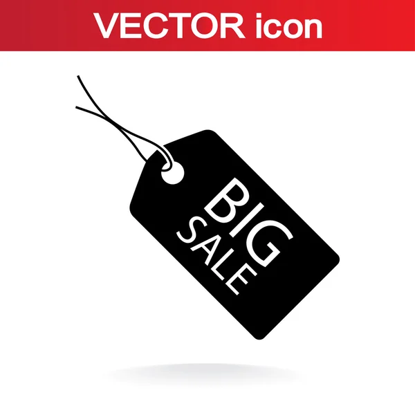 Grote verkoop labelpictogram — Stockvector