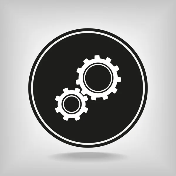 Pictograma Gears — Vector de stoc